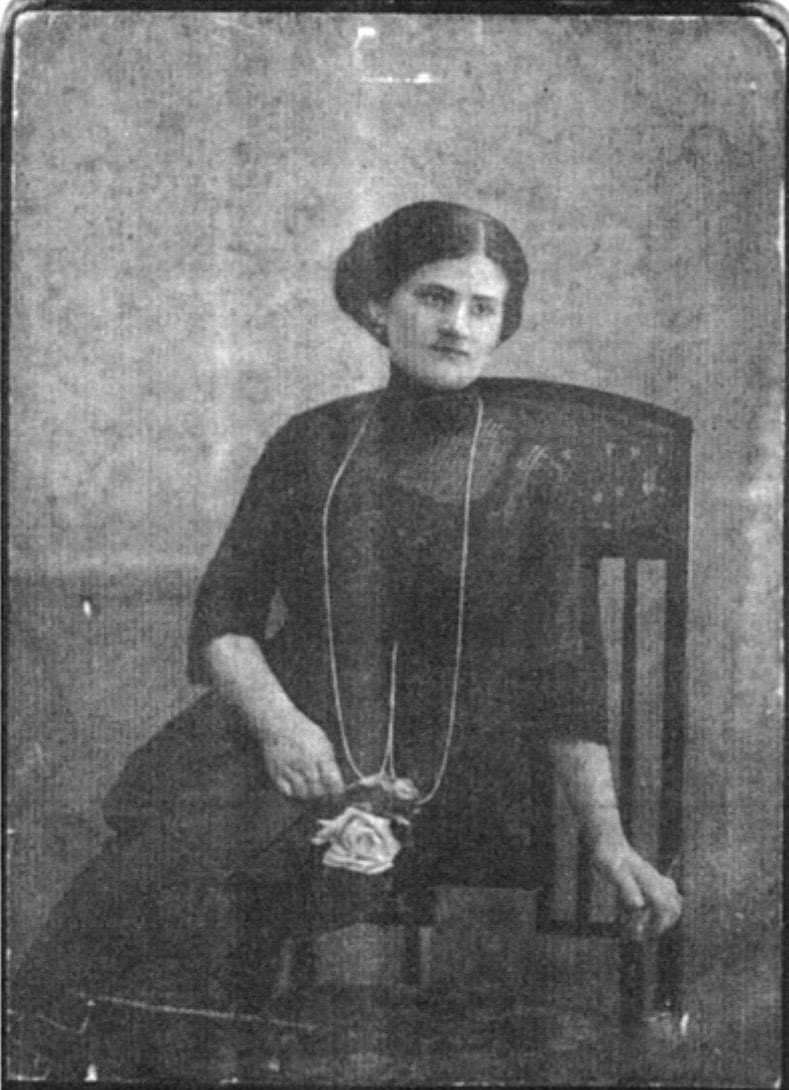 Raquel Liberman nel 1919, quando ancora viveva in Polonia. (Credit: Nora Glickman, The Jewish White Slave Trade and the Unknown Story of Raquel Liberman)